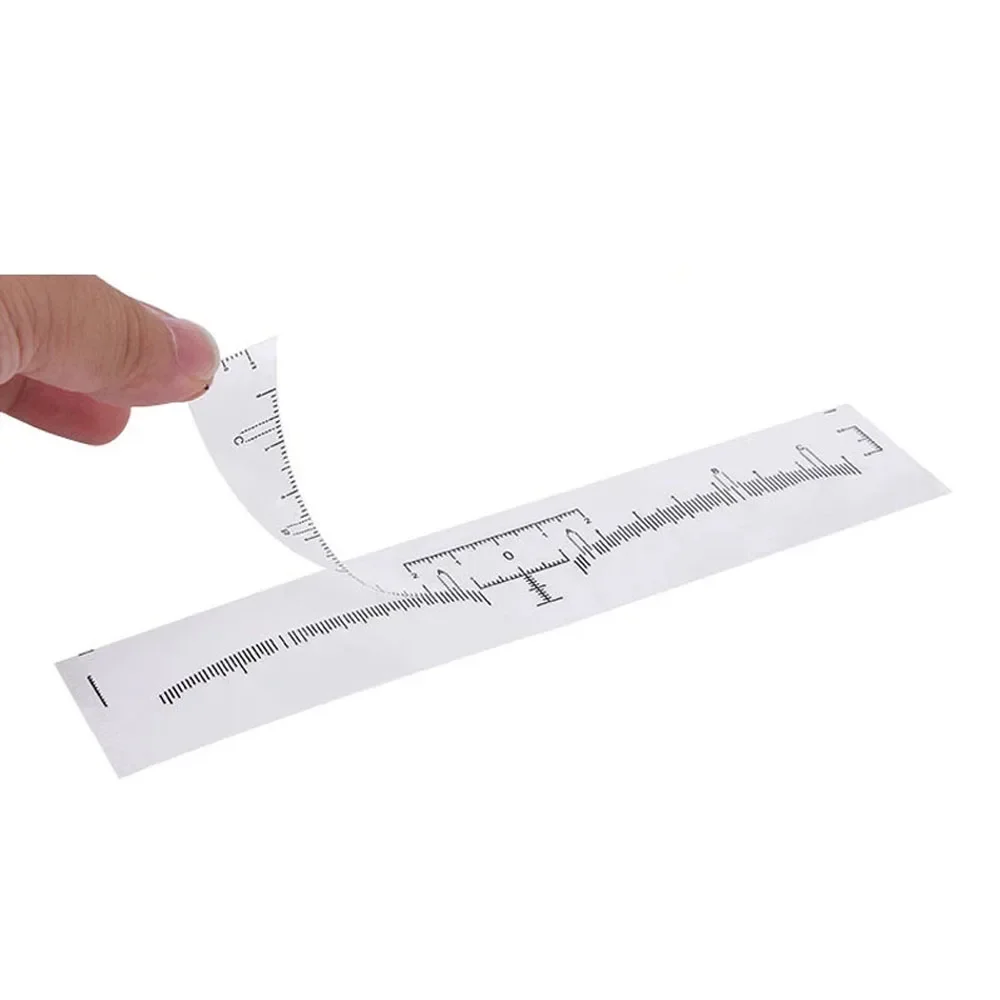 10 шт. наклейка-линейка для бровей одноразовая измерительная отметка