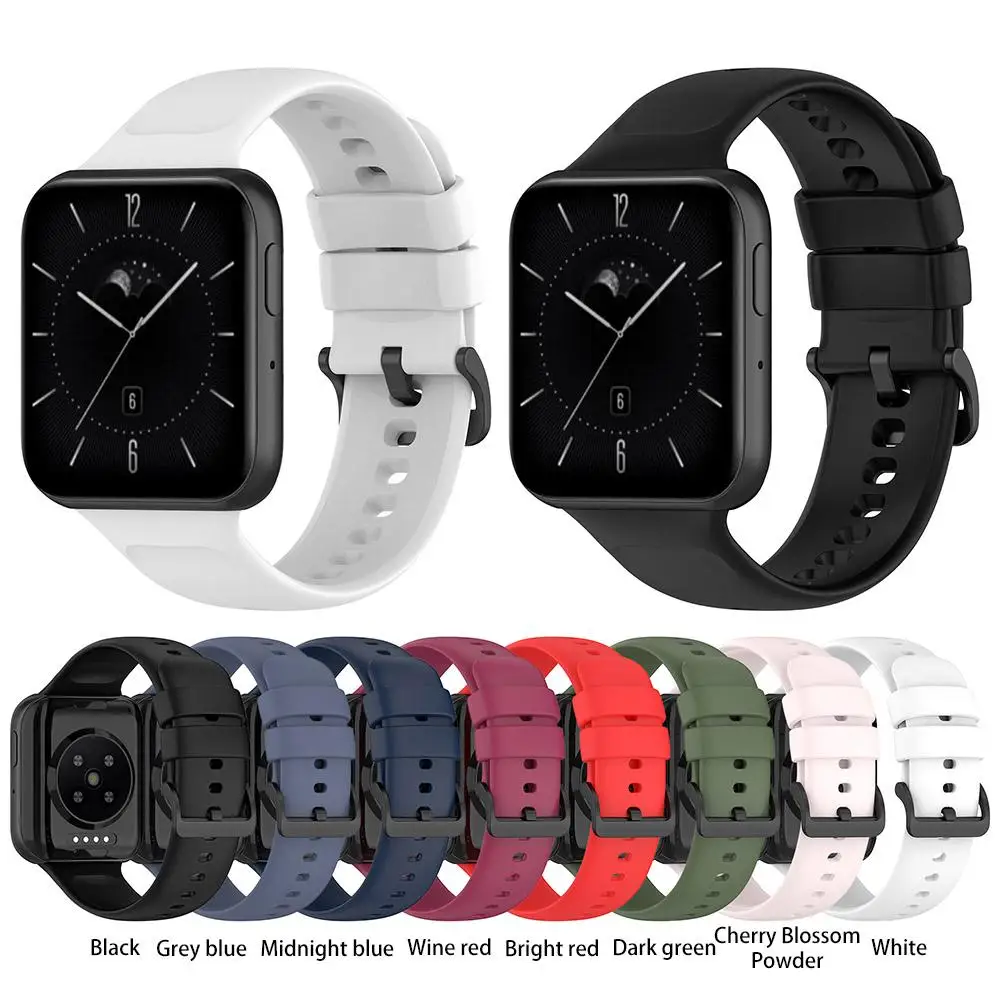 

Silicone Watchband Strap Compatible For Oppo Watch3 / Oppo Watch3 Pro Smart Watch Replacement Wristband