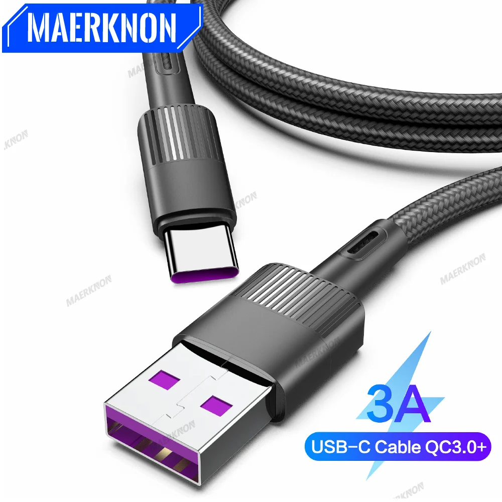 

3A Micro USB Cable Quick Charge 3.0 Fast Charging for Huawei Mate 40 30 Xiaomi Samsung USB Charger Cables Data Cord 2m 1m 0.25m