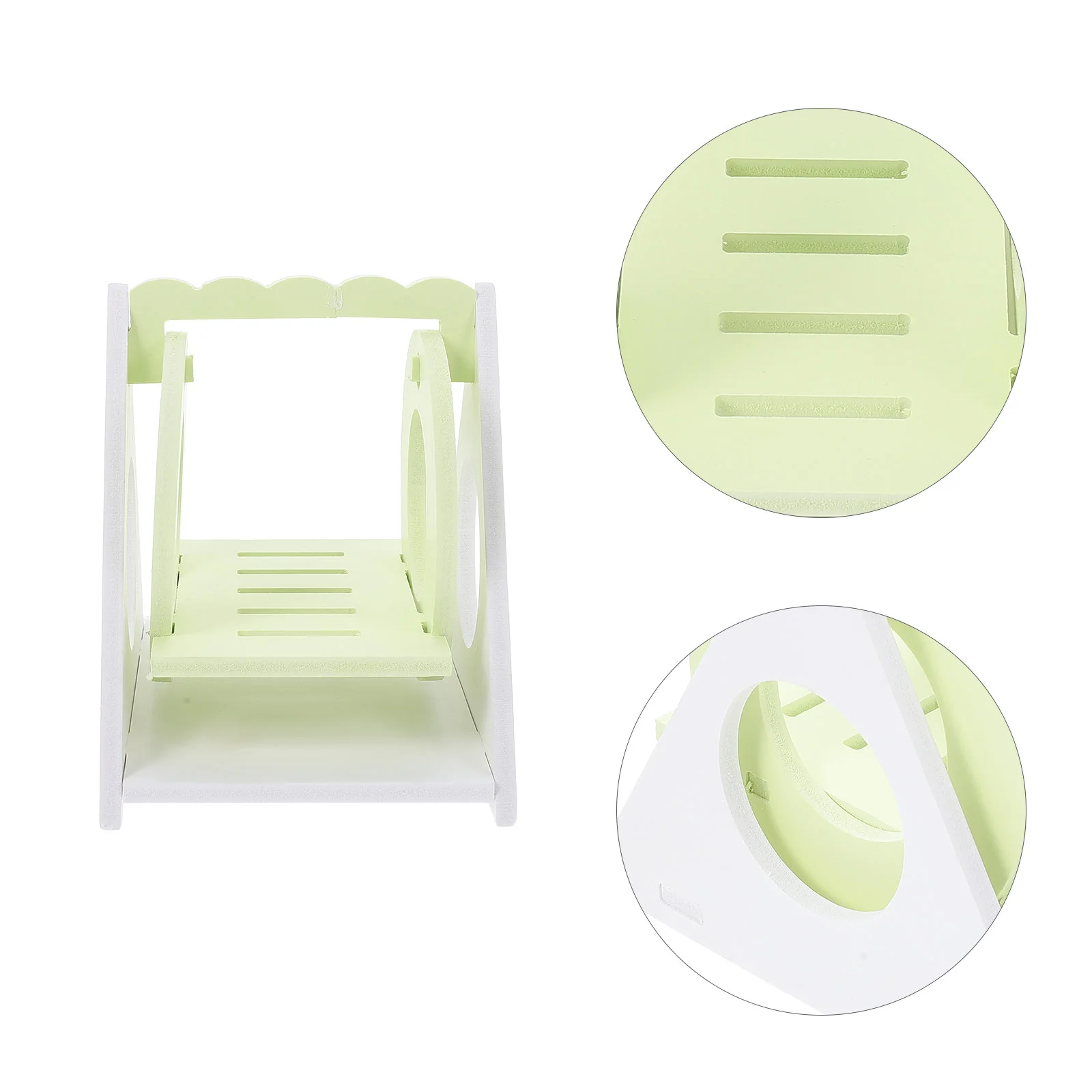 

Squirrel Swing Playing Hamster Cage Hamster Swing Plaything (Green)