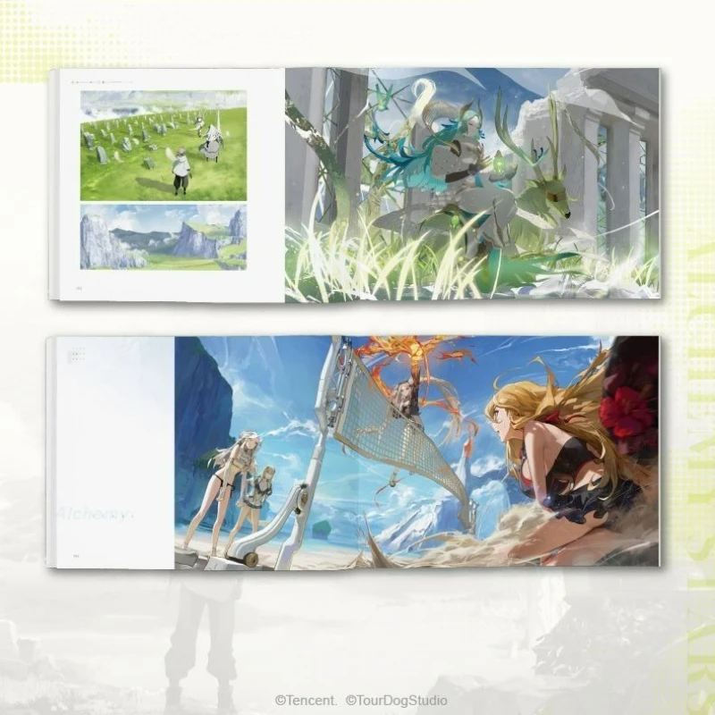 Фото Alchemy Stars First Anniversary Illustration Set Album Book Soft Hardcover Edition Game Official 1st Anniversary Collection №5