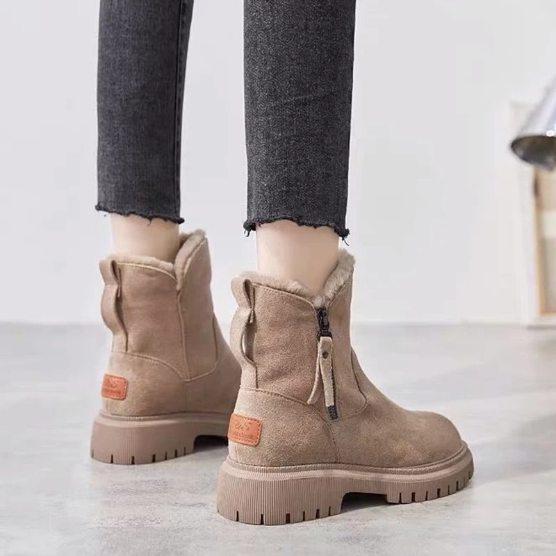 Купи Winter Shoes Women Plush Boots Casual Fashion Warm Shoes Comfort Cotton Boots Platform Thigh High Boots Ladies Wedge Ankle Boots за 1,157 рублей в магазине AliExpress