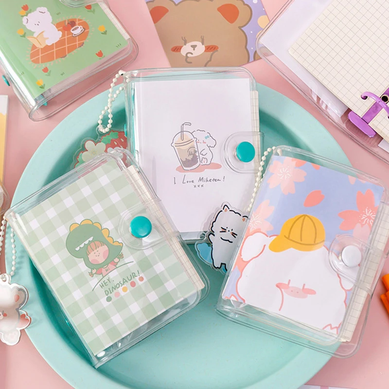 

Милый мини-блокнот с 3 отверстиями, блокнот с 3 отверстиями, ручная книга, милые дневники, корейские канцелярские принадлежности 2022