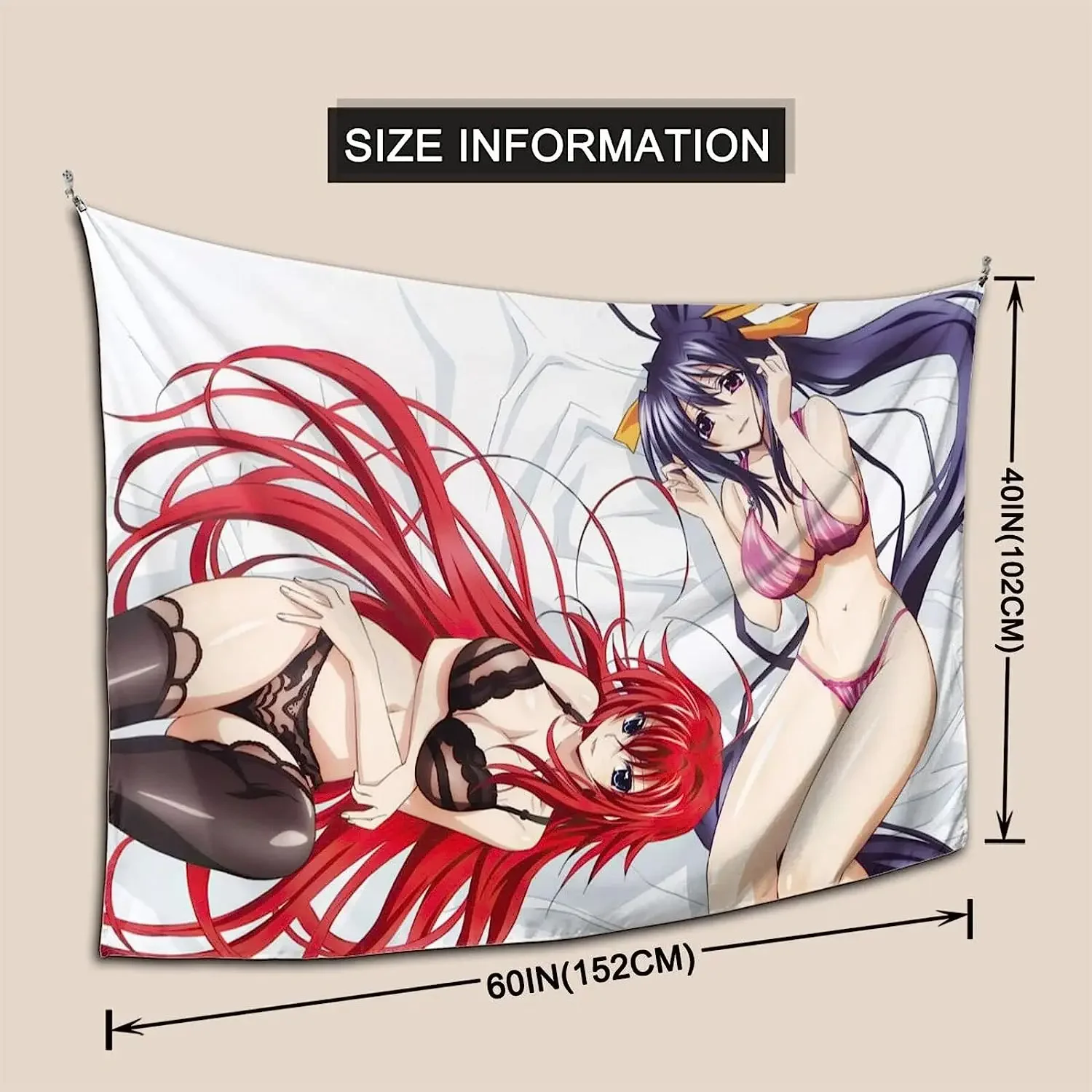 Манга старшая школа Dxd Rias Akeno гобелен настенный для дома вечерние комната