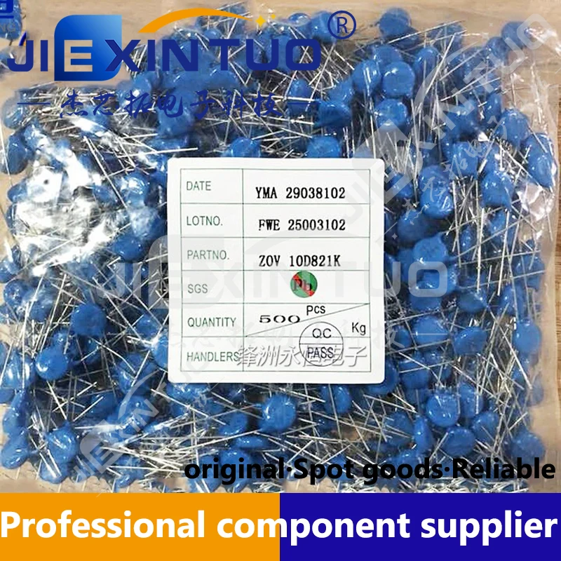 10D Varistor 10K 270/330/390/470/101/271/431/471/561/681/821K Voltage Dependent Resistor images - 6