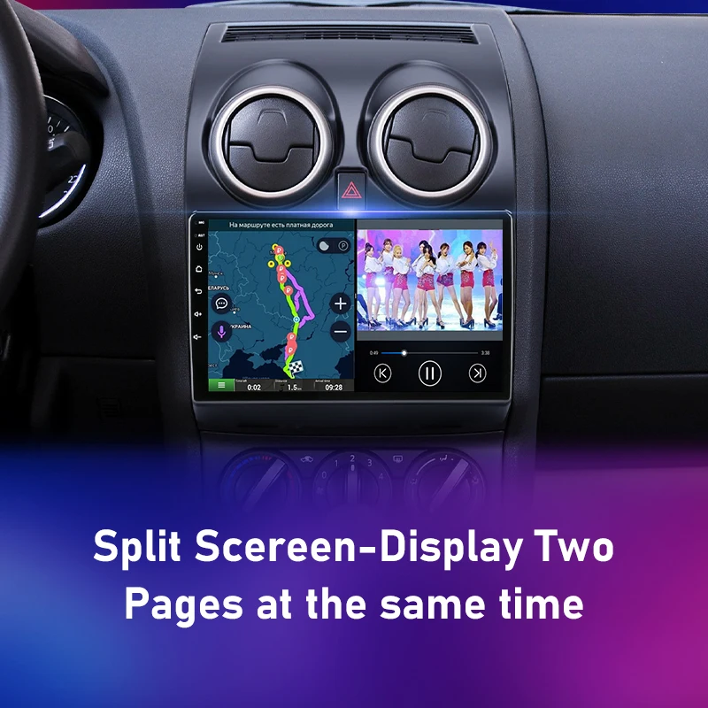 $85.21 Android 11 2 DIN for Nissan Qashqai 1 J10 2006-2014 Car Radio 4G Navigation Multimedia Video Player DVD Carplay Stereo Speakers