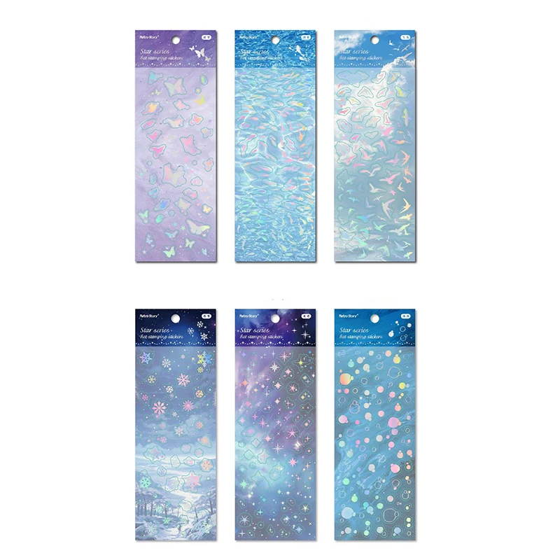 

Jianwu Star Series винтажные наклейки для скрапбукинга