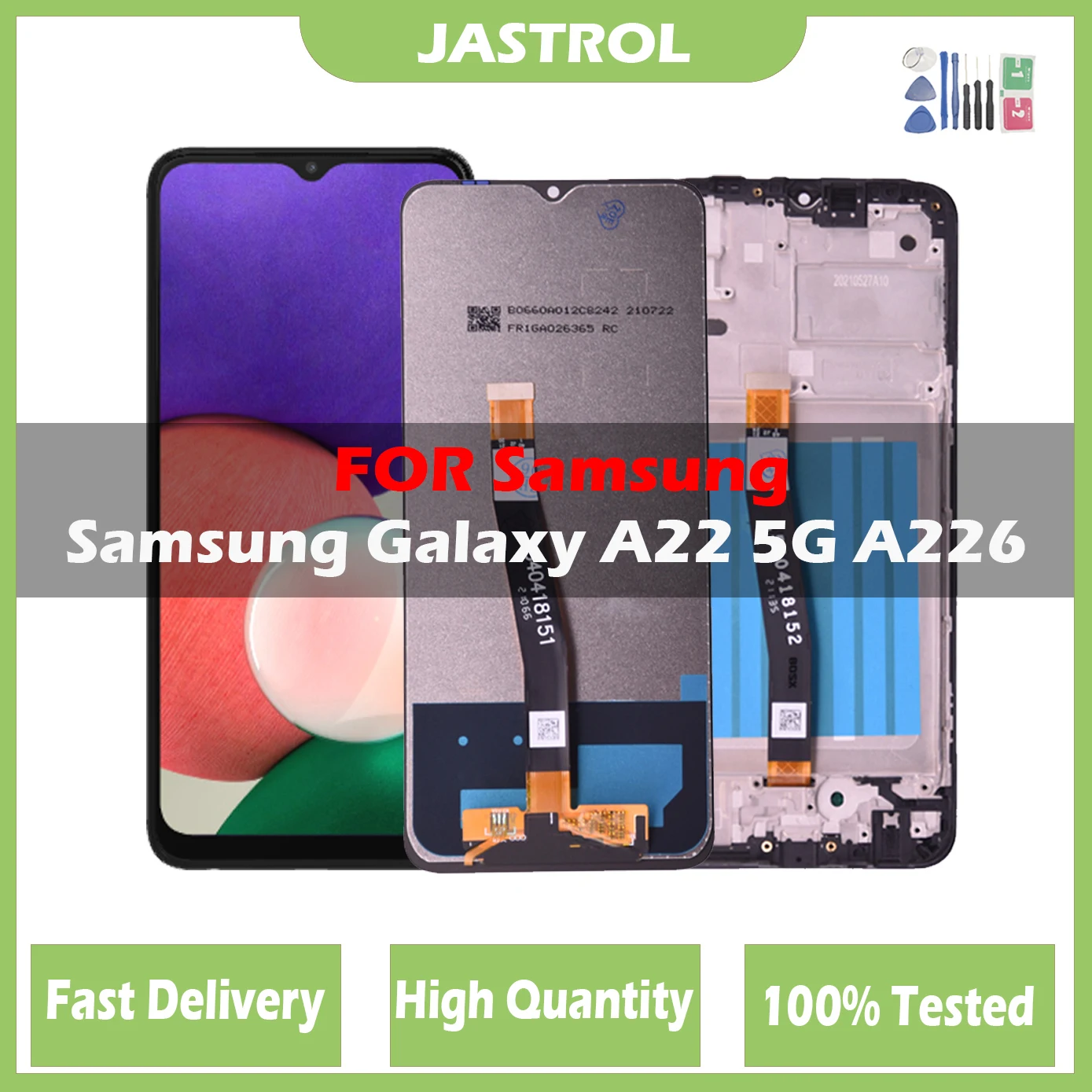 

Original LCD For Samsung Galaxy A22 5G LCD Display Touch Screen Digitizer Assembly Replacement For A226 A226B SM-A226B/DSN