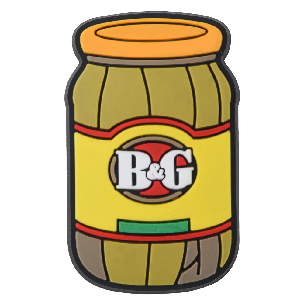 Консервированные подвески для обуви с огурцом взрослых Мультяшные