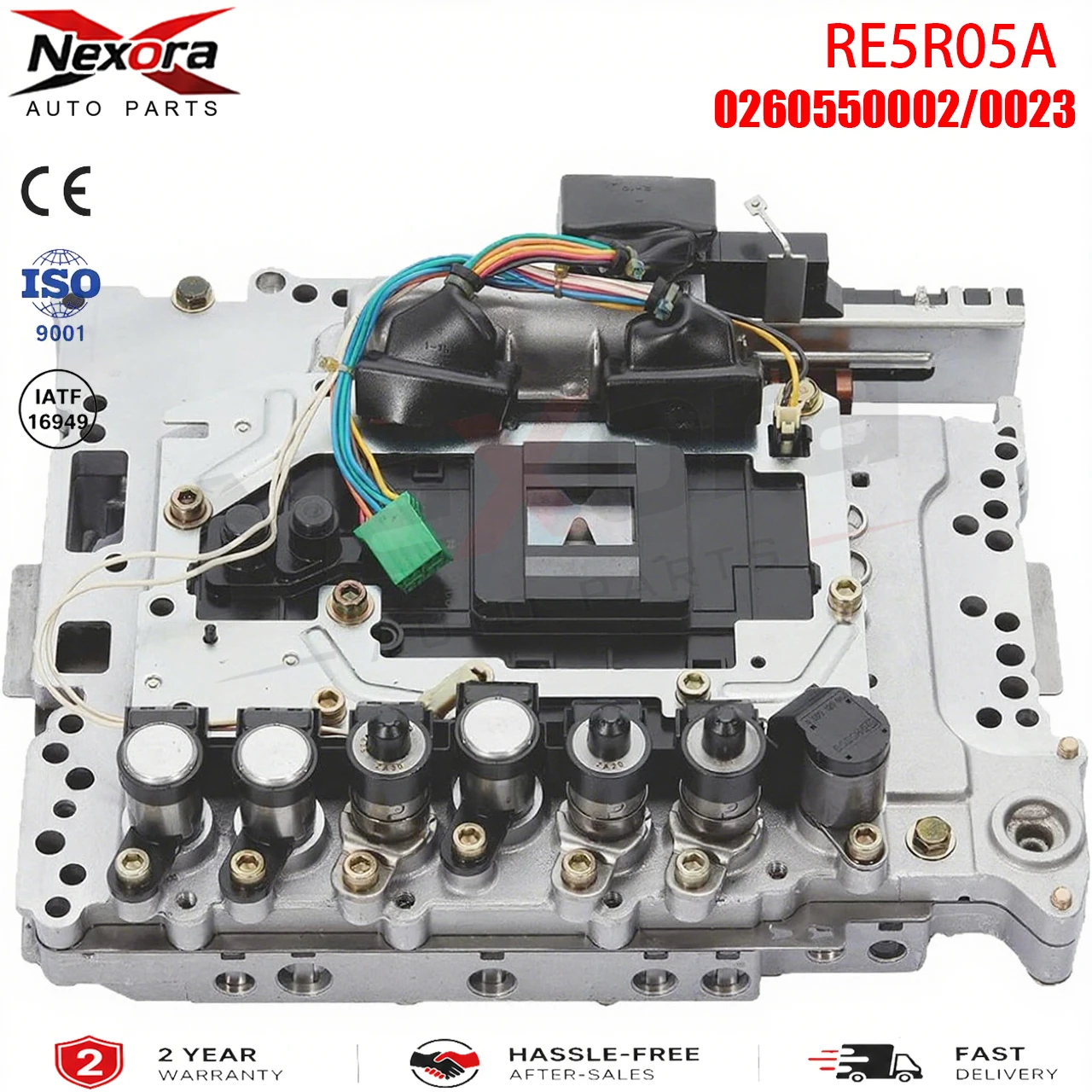 Фото Высококачественный соленоид блока клапанов трансмиссии RE5R05A TCM 0260550002 P637409 Мехатронический блок управления для Nissan Infiniti FX35 №1