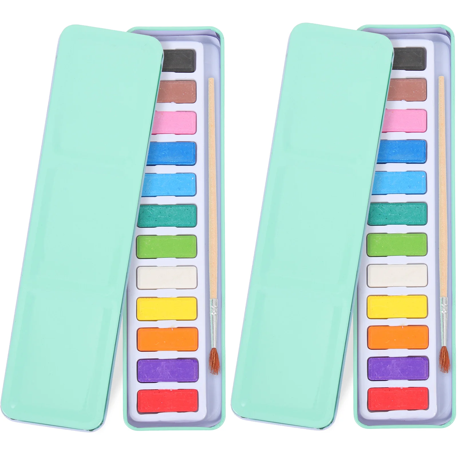 

Watercolor Setkit Brush Box Paintingbeginners Portable Watercolour Watercolors Gift Travel Withacrylic Starter Water Pigment Kid