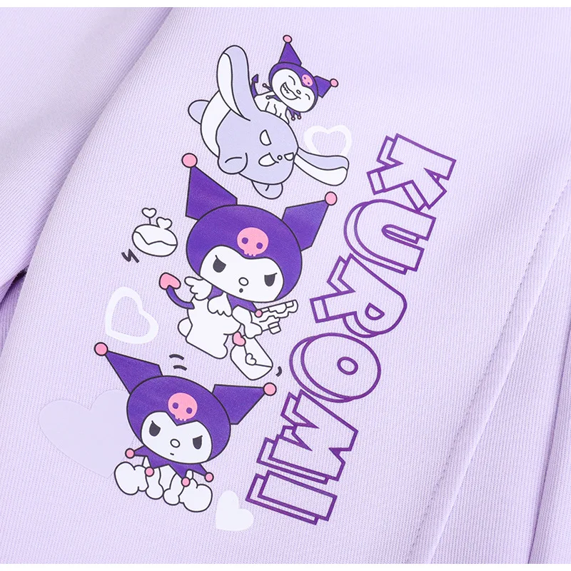 Комплект пальто и брюк из чистого хлопка Sanrio для девочек модный свитшот