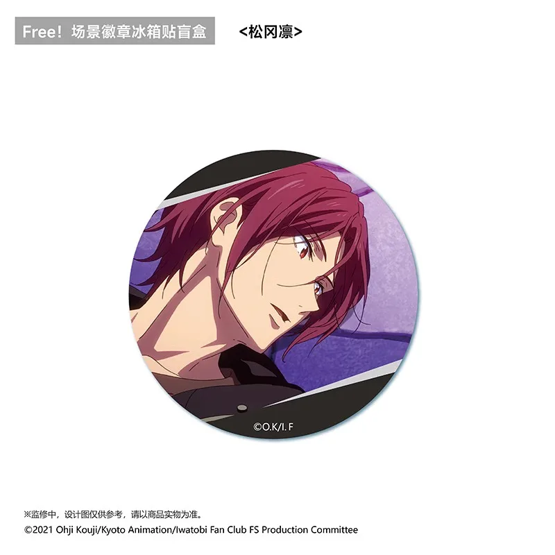 Stock Original TAPIOCA Nanase Haruka Rin Matsuoka Ikuya Kirishima Natsuya Sosuke Yamazaki Kisumi Shigino refrigerator magnet