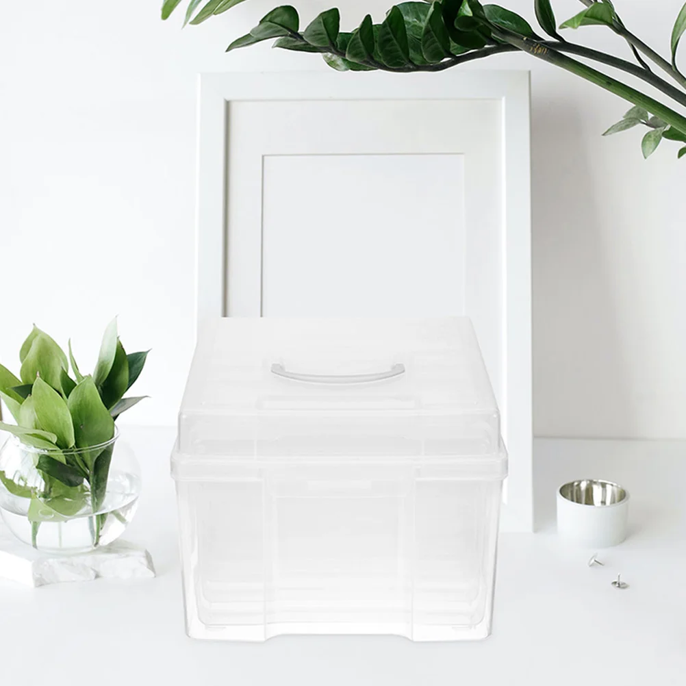 Коробка для хранения фотографий Контейнеры рукоделия Органайзер Открытка