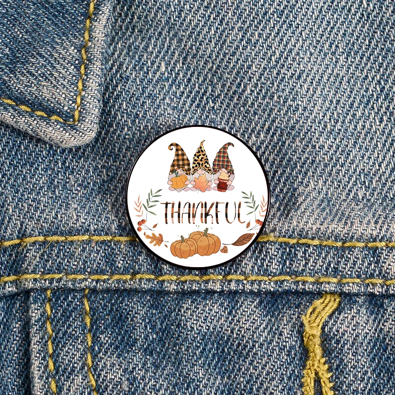 Женская Брошь в виде индейки на День Благодарения |