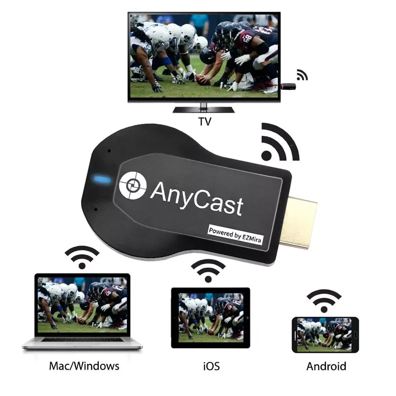 NEW M2 Plus TV Stick Wifi Display Receiver DLNA Miracast Airplay Mirror Screen HDMI- Android IOS  Dongle