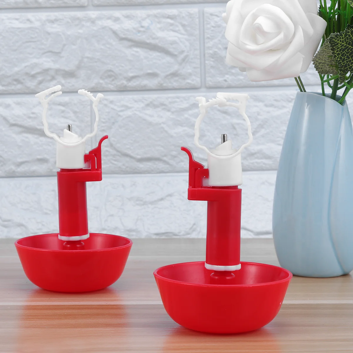 

Water Chicken Bird Bowls Drinking Poultry Cups Feeding Drinker Automatic Bowl Chick Tools Cupnuts Quail Watererdispenser