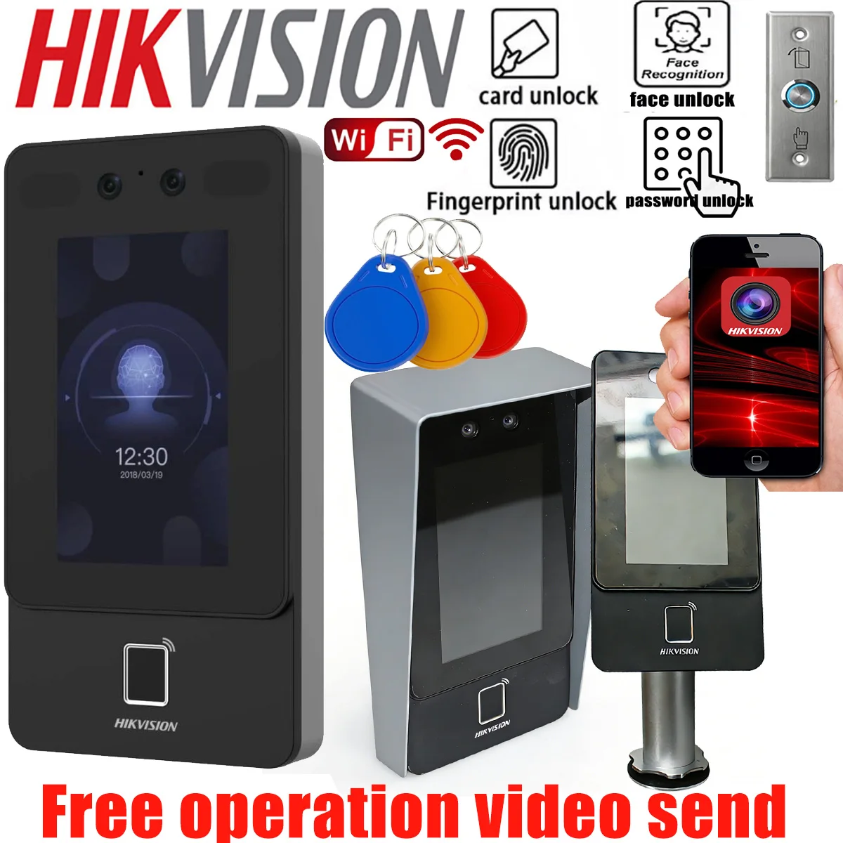 

Системы контроля доступа Hikvision DS-K1T342MFWX-E1