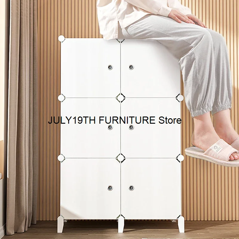 Пластиковый органайзер шкаф для хранения шкафы одежды портативная мебель