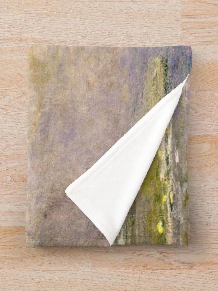 Claude Monet's Lilac Water Lily Painting Les Nymph Xouth Lilas Декоративное одеяло Retros Гигантские одеяла