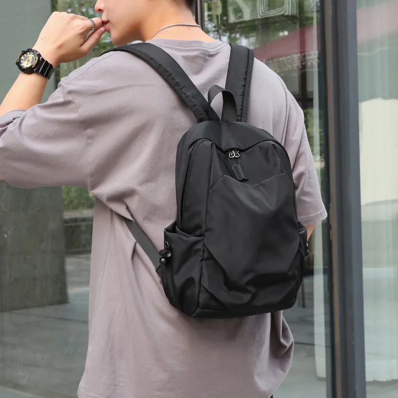 

Mini Men's Backpack Fashion Small Black Shoulder School Bag for Man 2023 Canvas Designer Waterproof Sports Travel Male Backpacks
