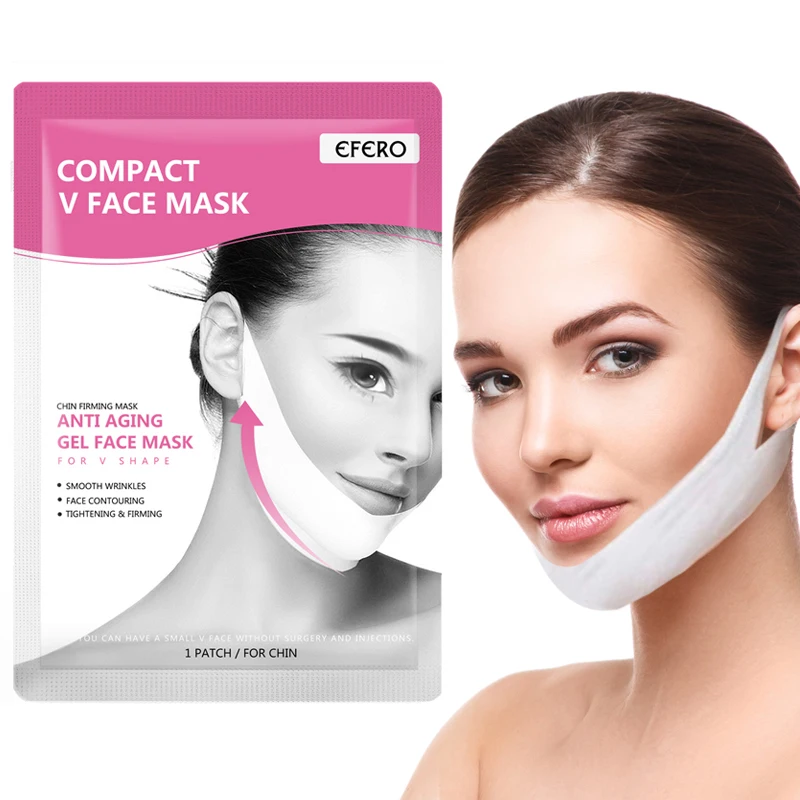 

1CS Face Lifting Face Masks V-Shaped Slimming Thin Face Mask Anti-Aging Double Chin Lift Peel-off Bandage Mask Skin Treatment