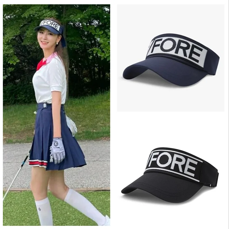 

New G4 Korean Women's Golf Hat Tennis Sports Hat Long brim outdoor cap sunscreen hat