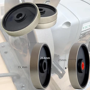 1 шт. 150 мм Гальванизированный алмазный шлифовальный круг URANN для полировки драгоценных камней, агат, зернистость 150 320 400 600 800 1000 1500 2000