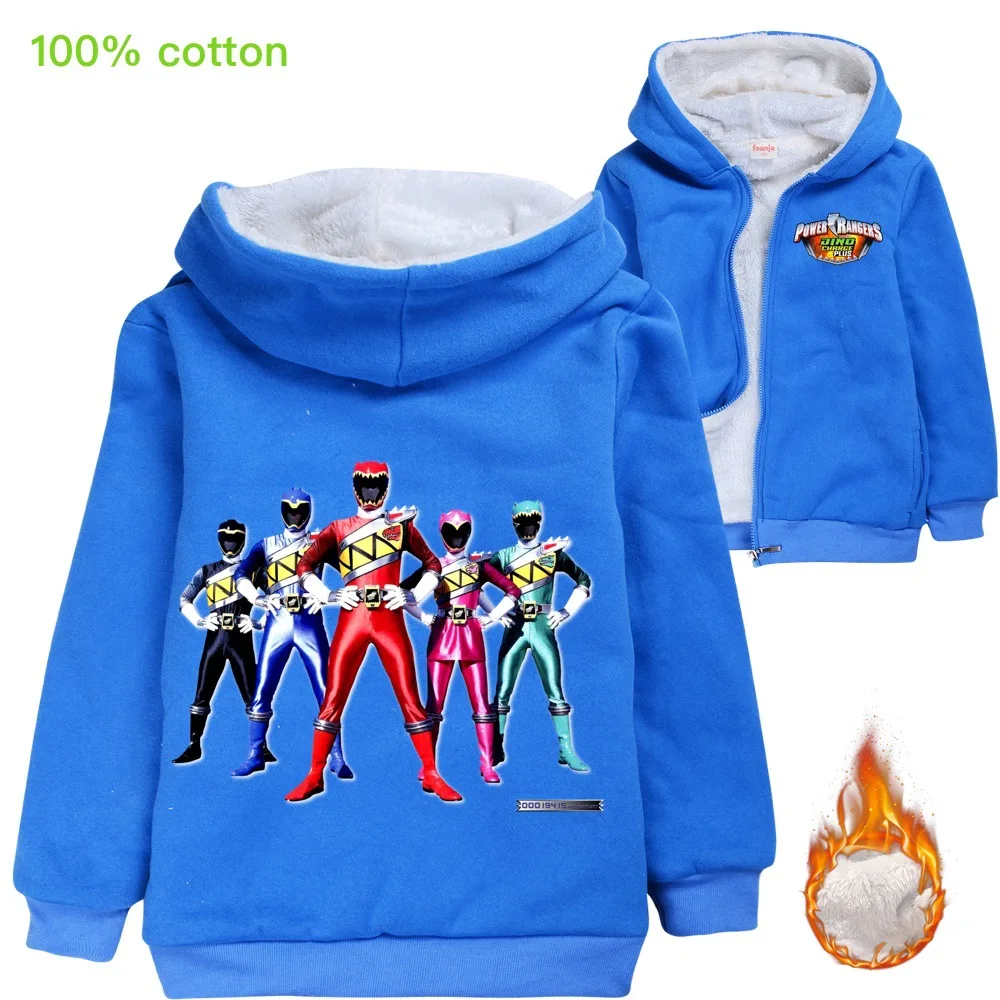 Мощная зимняя флисовая куртка ranger толстовка для мальчиков детская одежда теплая