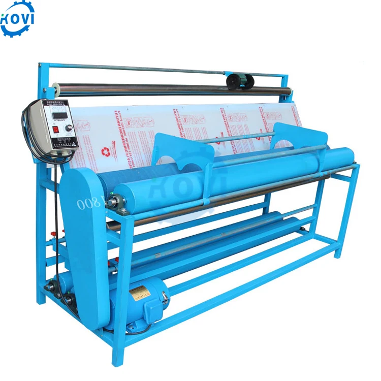 

Automatic textile fabric align winding roll cloth measuring machine fabric rolling winder machine