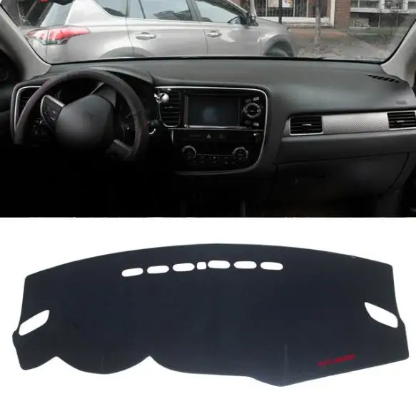 Для Mitsubishi Outlander 3 2013 2014 2015 2016 2017 2018 2019 2020 автомобильный чехол для приборной панели солнцезащитные козырьки ковры на приборную панель
