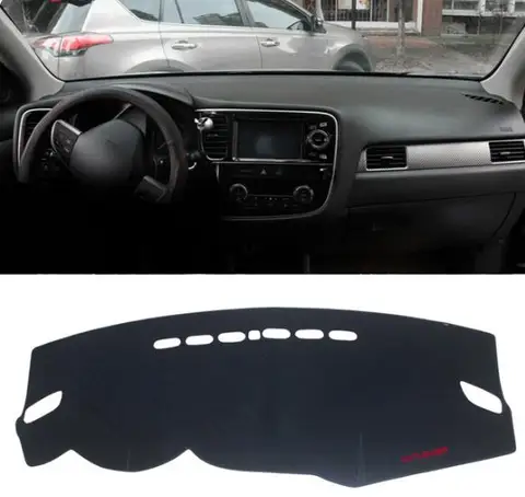 Накладки солнцезащитные для приборной панели Mitsubishi Outlander 3 2013 2014 2015 2016 2017 2018 2019 2020