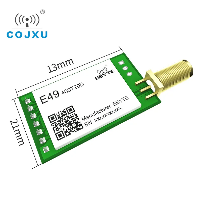 5PCS GFSK 433MHz Wireless Module UART Serial Port 20dBm Low Power Consumption DIP SMA Interface E49-400T20D Transmitter Receiver