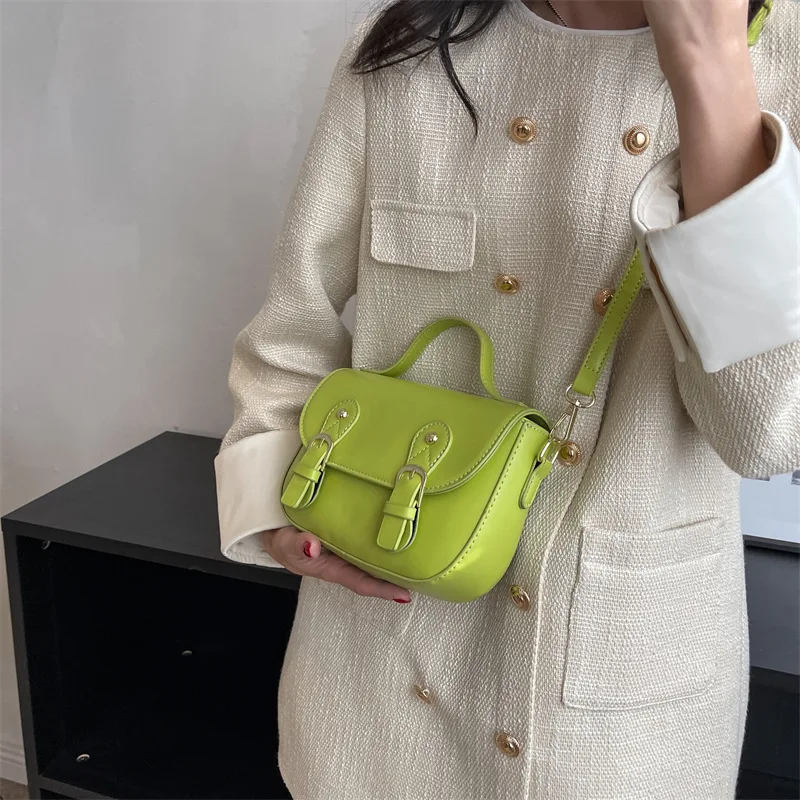 

Women's Simple Design Shoulder Bags Luxury Soft Leather Crossbody Bag Casual Hot Sale Handbag Ladys Small Flap Messenger Bag Sac