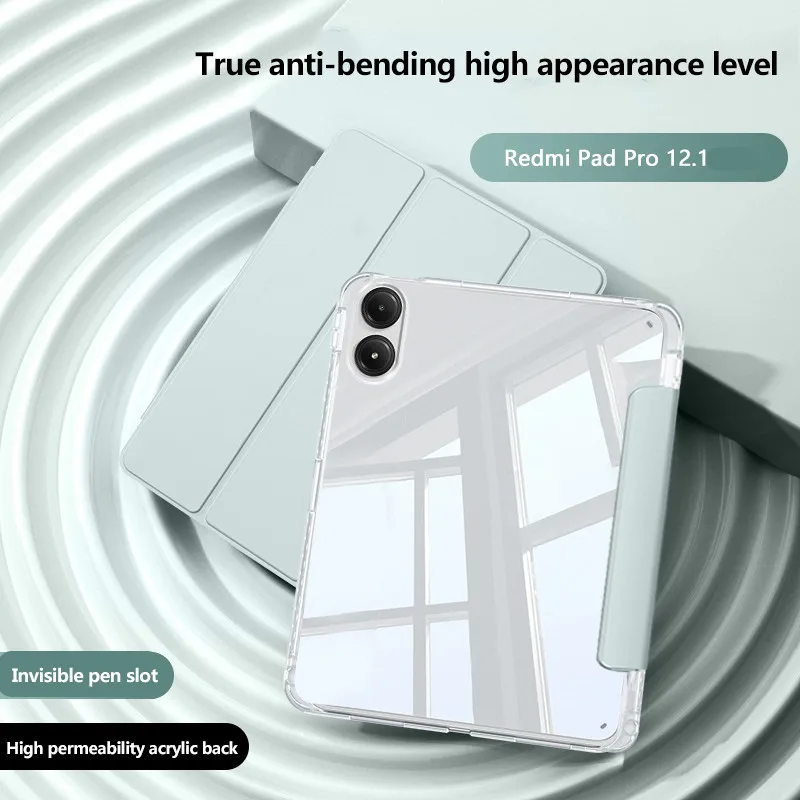 Прозрачный акриловый чехол для Redmi Pad Pro 12.1 5G SE 11 8.7 Xiaomi 7 7Pro 11.2 6 6Pro Poco Pad12.1 с слотом