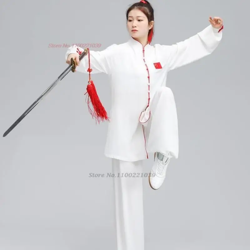 2024 китайская традиционная униформа для ушу тай-чи костюм кунг-фу винчунь