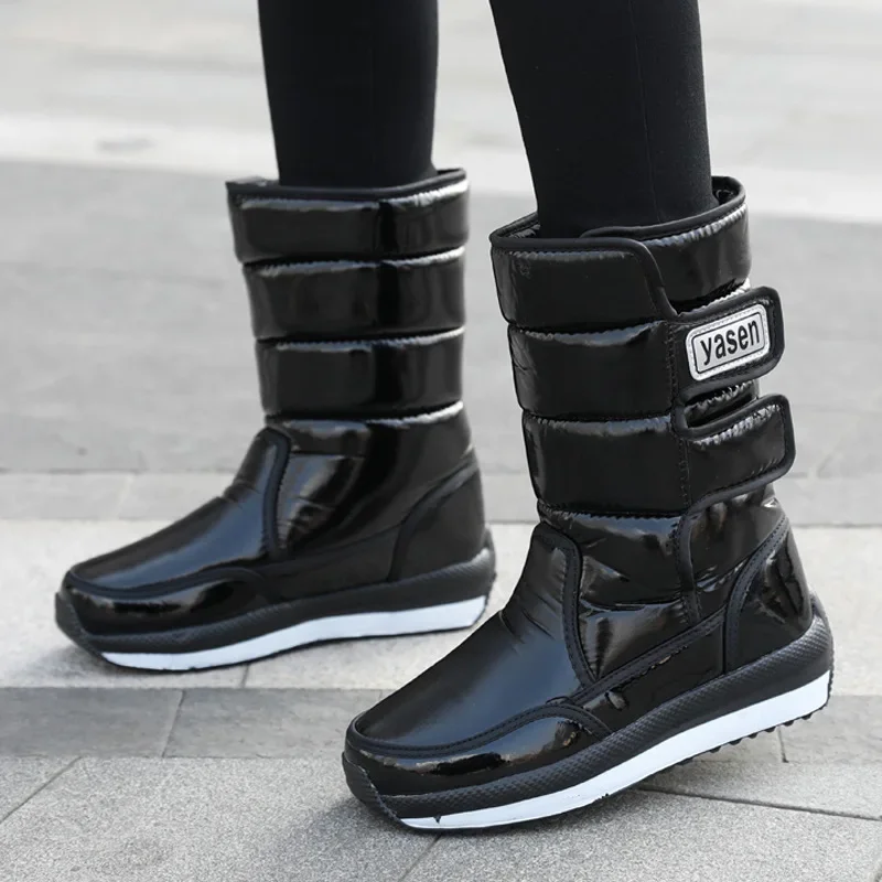 Мужские зимние ботинки на платформе для мужчин толстая плюшевая