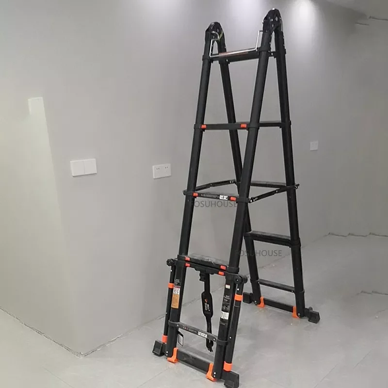 

Скандинавские ступенчатые лестницы из алюминиевого сплава для многофункционального подъема, портативные утолщенные бытовые телескопичес...