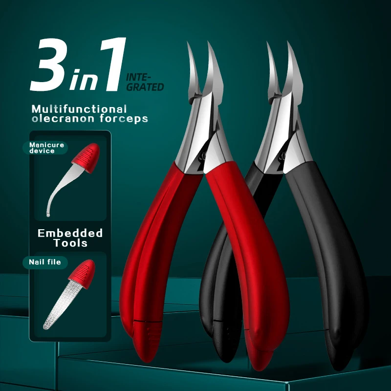 

Nail Groove Scissors Nail Clipper Combination Household Sharp-billed Olecranon Pliers Pedicure Toenail Pliers nail tools