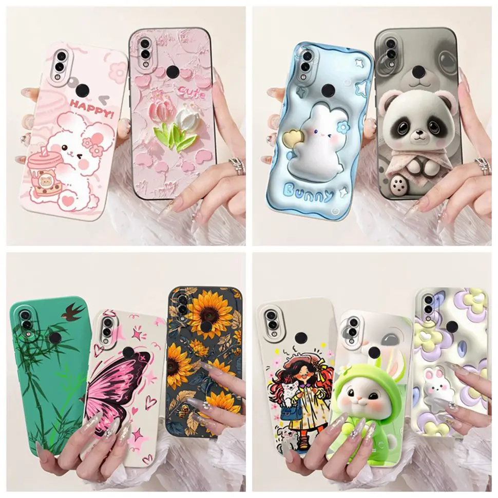 Чехол для Xiaomi Redmi Note 7 чехол с милой пандой и рисунком мягкий силиконовый телефона