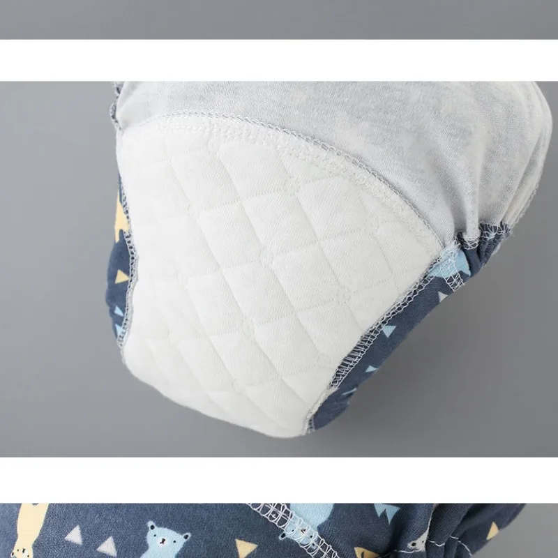 6-слойные Хлопковые Тренировочные Штаны Для Детей Дышащие Многоразовые Моющиеся