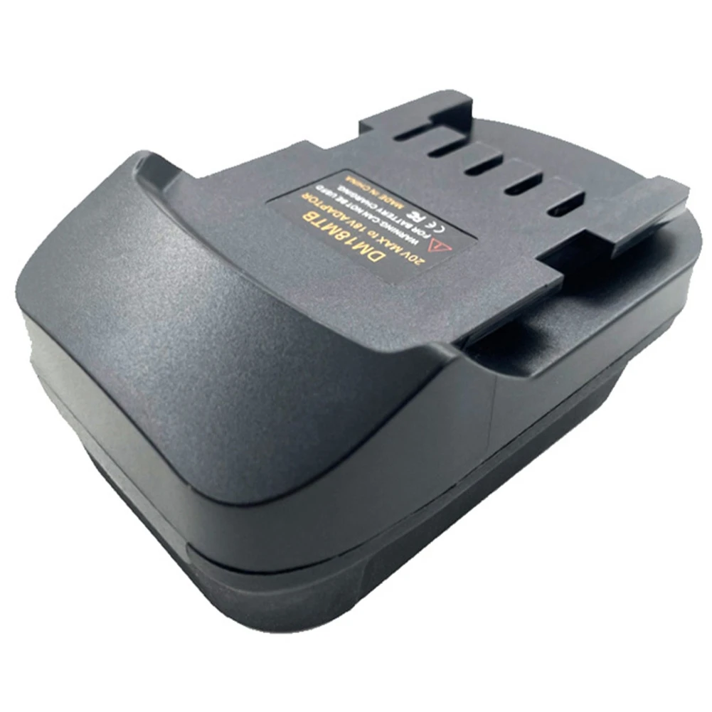 Адаптер преобразователя батареи DM18MTB для аккумуляторов Dewalt/Milwaukee 18/20 в