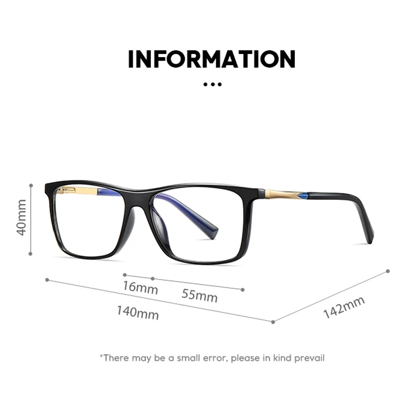 VCKA мужские квадратные модные очки для близорукости TR90 оправа женские винтажные