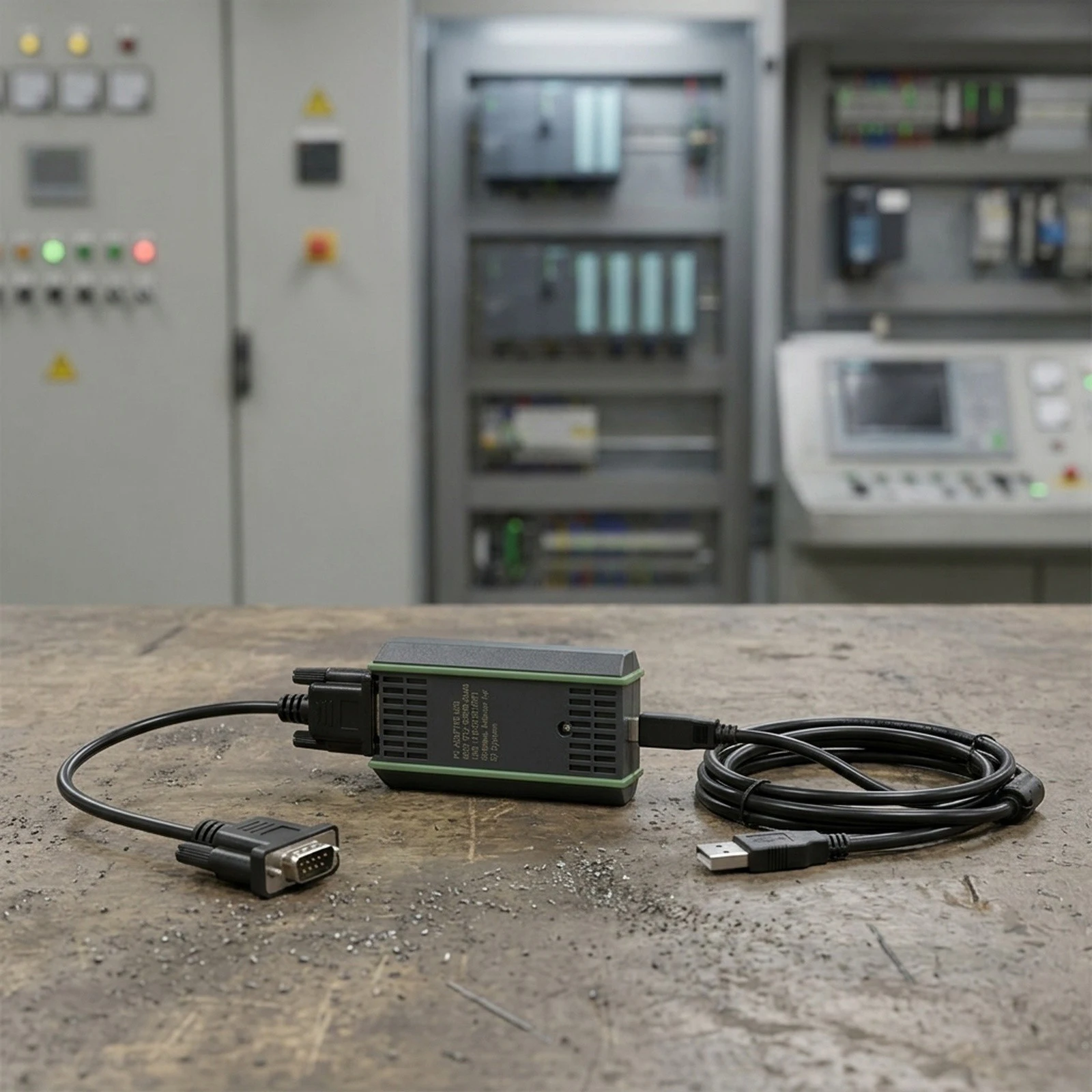 Фото Кабель-адаптер USB MPI Siemens 6ES7972-0CB20-0XA0 для программирования ПЛК S7 200/300/400, RS485, длина 2,5 м, изоляция 1000В №5