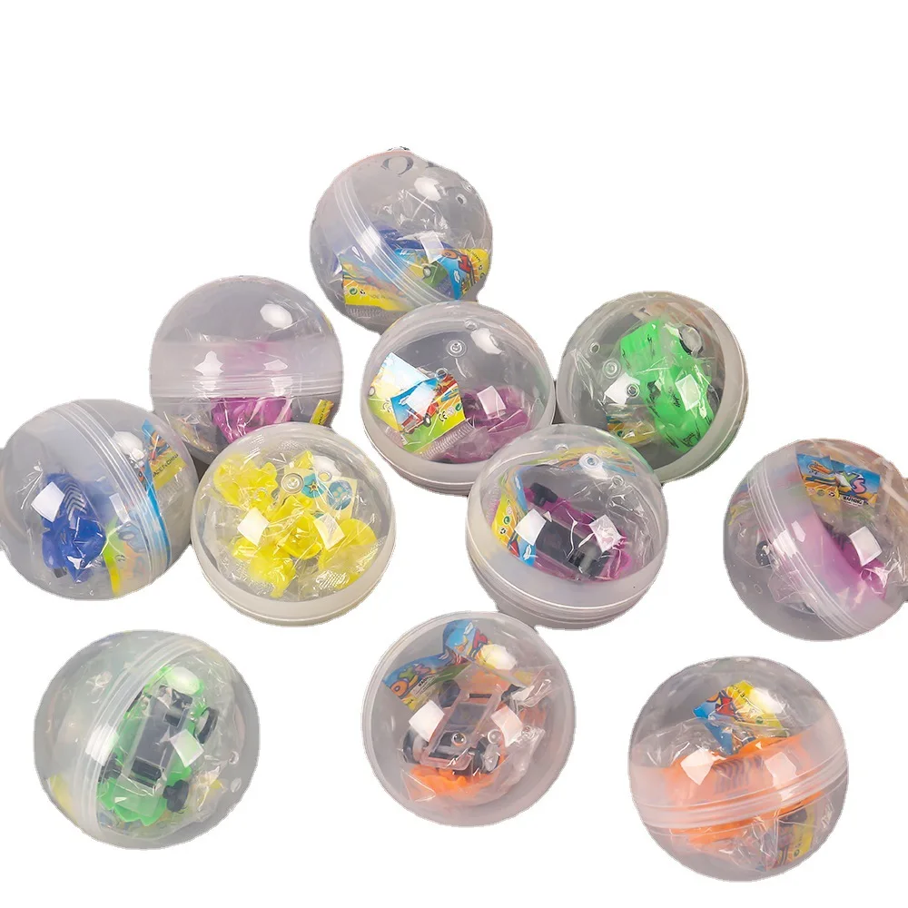 5 шт. 65 мм капсульные Яйца Шар смешанные модели куклы мультфильм мини автомобиль