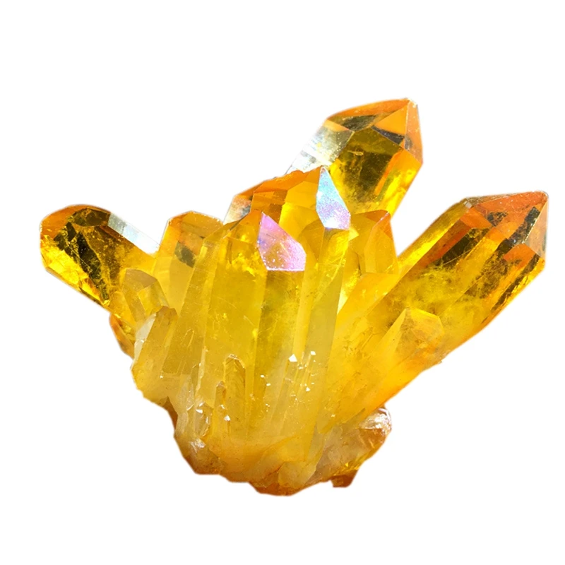 

Natural Citrine Cluster Crystal Original Stone Degaussing Stone Fish Tank Stone Feng Shui Small Ornaments