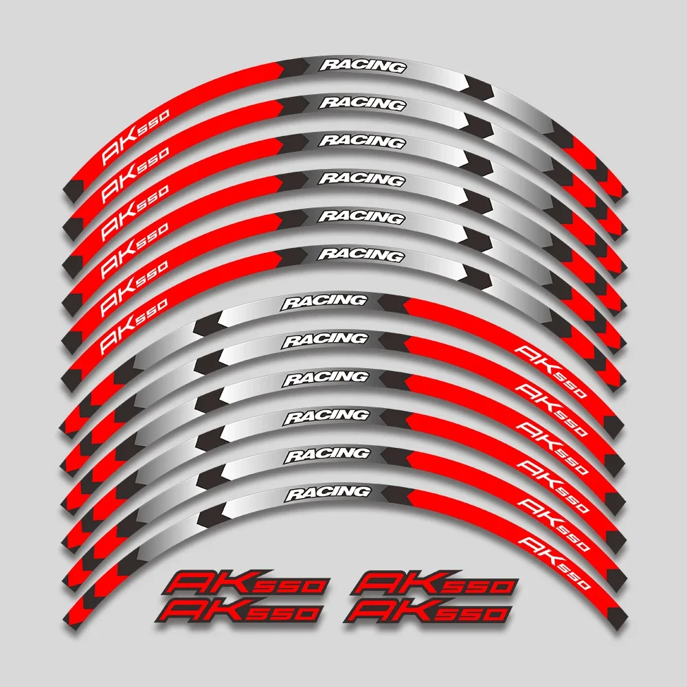 Аксессуары для мотоциклов KYMCO AK550 AK 550 наклейки на ступицу колеса Светоотражающая