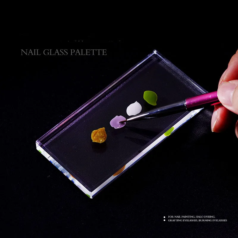 

Showing For Pallet Glass Nail Nail Art Manicuring Pad Gel Color Palette Display Plate Paint Shelf Drawing Polish Mixing