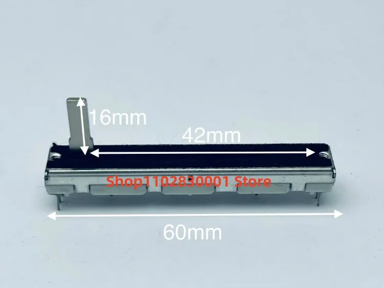 

Straight Slide Potentiometer B10K B50K Shaft Length 60MM And Handle Length 15MM