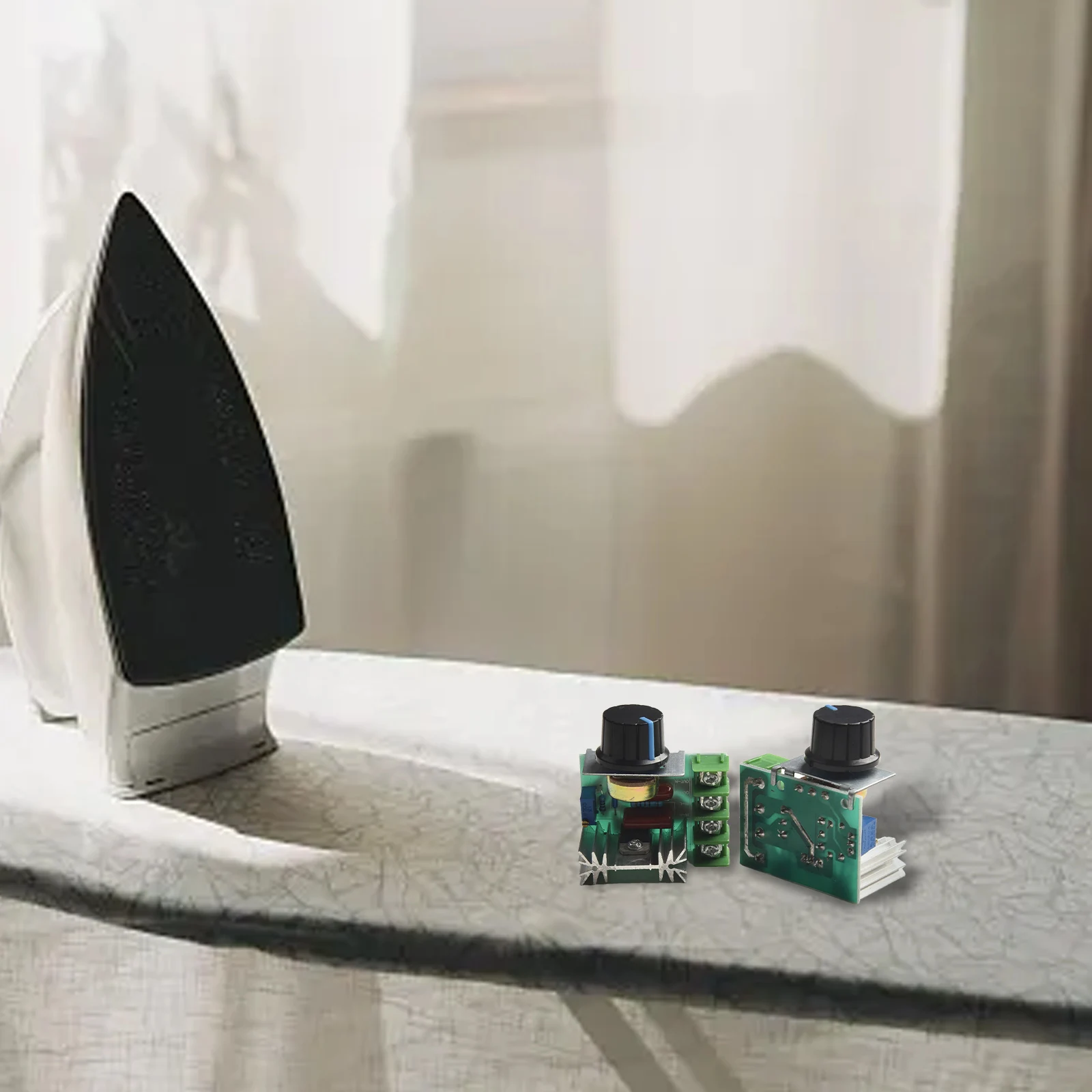 2 шт. 220 В 2000 Вт регулятор скорости двигателя SCR напряжения диммеры термостат для